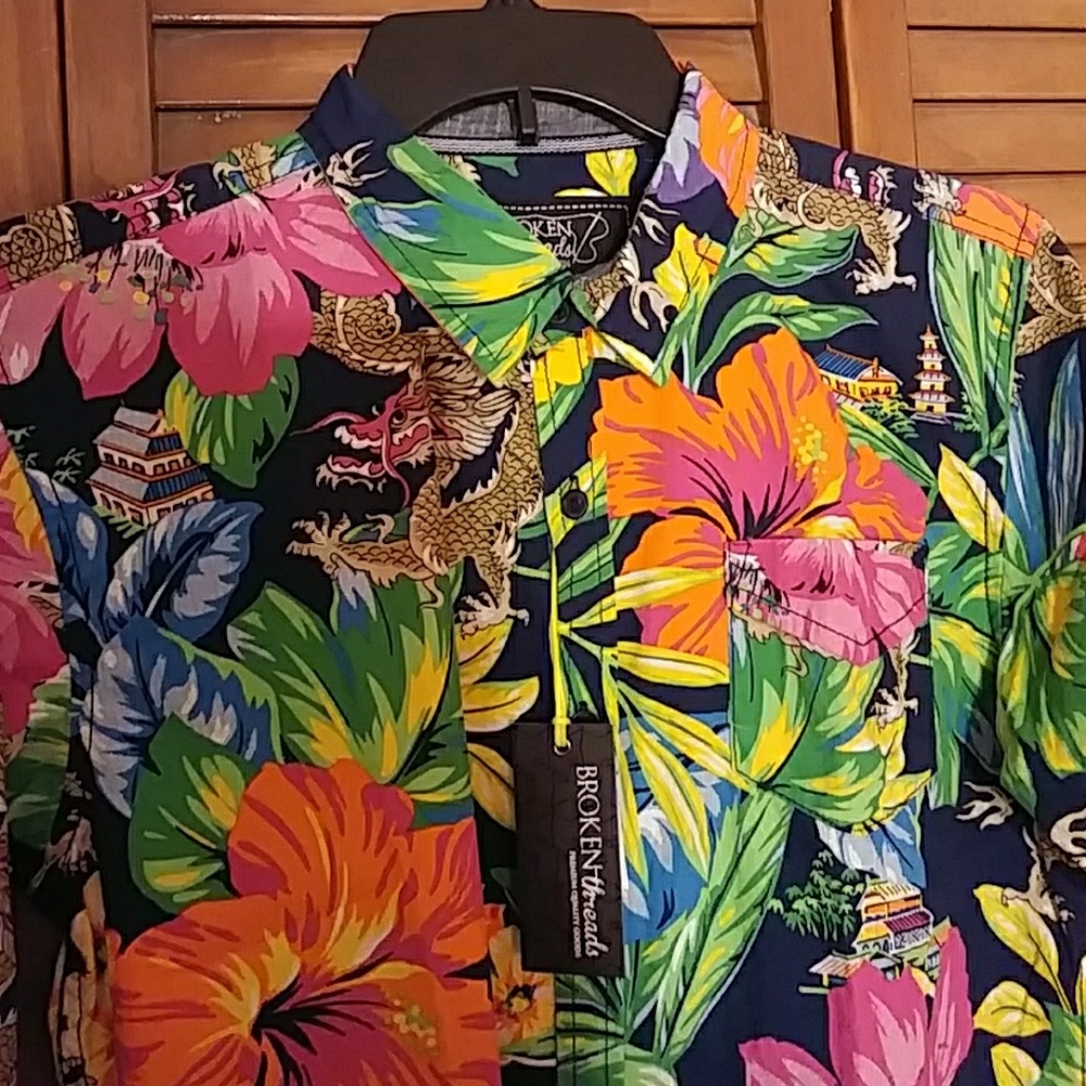 NEW Mens100% Cotton colorful Shirt